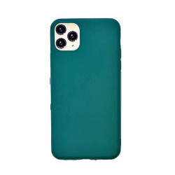 Iphone 11 Pro Max - Coque-Silicone-Vert