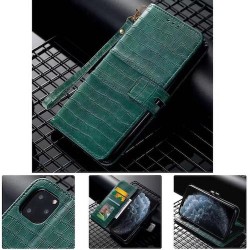 Iphone 11 Pro Max - Etui-Vert croco