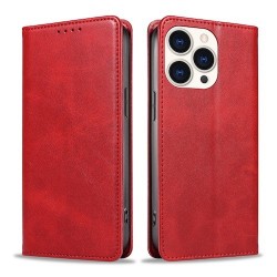 Etui - Housse-Fermeture magnétique-Rouge