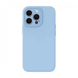IPhone 17 Pro Max - Coque silicone-Caméra-Bleu