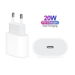 Chargeur USB-C - Charge rapide 20W.