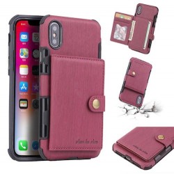 Iphone X - XS - Coque-Cartes-Bordeau