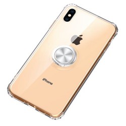 Iphone X - XS - Coque-Anneau-Transparent
