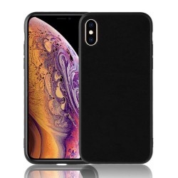 Iphone X - XS - Coque-Silicone-Noir