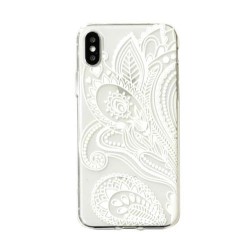 Iphone XS Max - Coque-Silicone-Broderie
