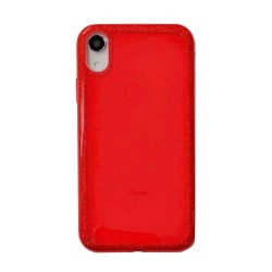 Iphone XS Max - Coque dur-Transparent opaque-Rouge