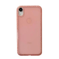 Iphone XS Max - Coque dur-Transparent opaque-Rose