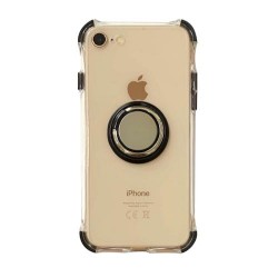 Iphone 8-7-SE2020/21/22-Coque transparente anneau