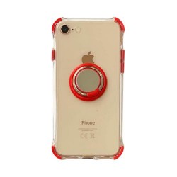 Iphone 8-7-SE2020/21/22-Coque transparente anneau