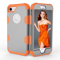 Iphone SE - 8 - 7 - Coque-Anti chocs-Orange