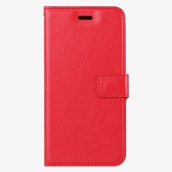 Iphone 8 plus - 7 plus - Etui-Portefeuille-Rouge