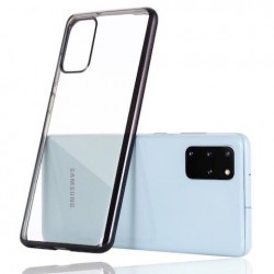 Galaxy S20 - Coque-Transparente-Bord noir