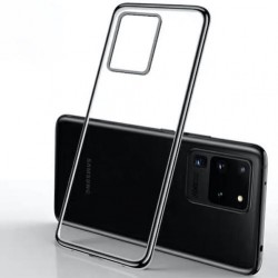 Galaxy S20 - Coque-Transparent-Bord argent