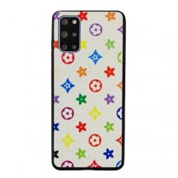 Galaxy S20 - Coque-Fleur-Blanc-Multicolore