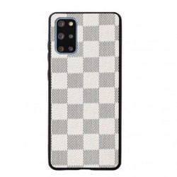 Galaxy S20 plus - Coque-Carrés-blanc