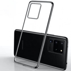 Galaxy S20 plus - Coque transparente-bord argent