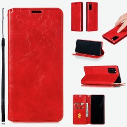 Galaxy S20 plus - Etui-portefeuille-Rouge