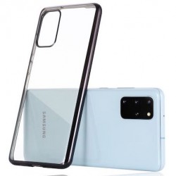 Galaxy S20 ultra - Coque-transparente-bord-noir