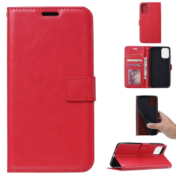 Galaxy S20 ultra - Etui-Portefeuille-Rouge