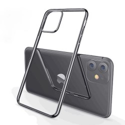 Iphone 11 Pro Max - Coque-Silicone-Bord noir