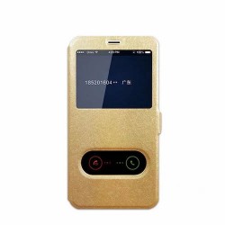 Iphone 12 Pro Max - Etui fenêtre-Doré