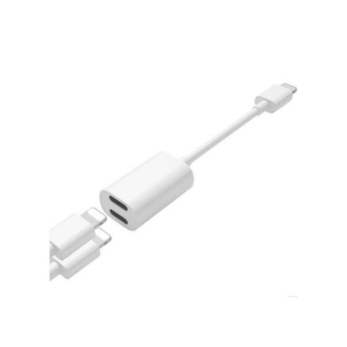 adaptateur iPhone 12 Max-chargement et écoute simultané-Lightning.