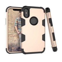 Iphone XR - Coque-anti-choc-doré