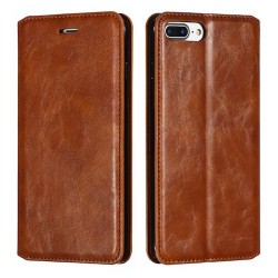 Iphone 8 plus - 7 plus - Etui-Protection totale-Brun