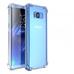 Galaxy S10 - Coque silicone-transparente-coins