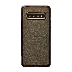 Galaxy S10 - Coque silicone-brillant-noir