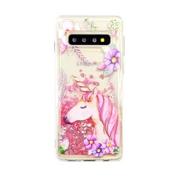 Galaxy S10 - Coque silicone-coulante-Licorne