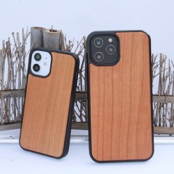 Iphone 12-12 Pro - Coque en Bois