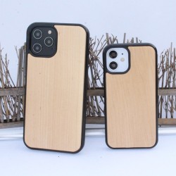 Iphone 12-12 Pro - Coque en Bois