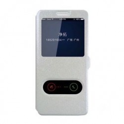 Galaxy S10 - Etui double fenêtre-Blanc