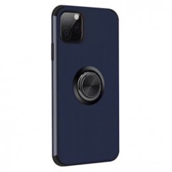 Iphone 12 mini - Coque anti choc-Anneau-Bleu marine