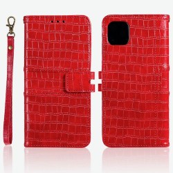 Iphone 12 mini - Etui protection totale-Rouge croco
