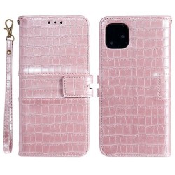 Iphone 12 mini - Etui protection totale-Rose croco