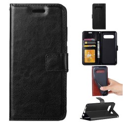 Galaxy S10 Plus - Etui-Portefeuille-Noir
